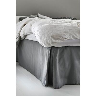 Jotex Colour Betthusse 100% hochwertige Bio-Baumwolle Bettrock, Höhe 45 cm Dunkelgrau, 120 x 200 cm Jotex Colour Betthusse 100% hochwertige Bio-Baumwolle Bettrock, Höhe 45 cm Dunkelgrau, 120 x 200 cm