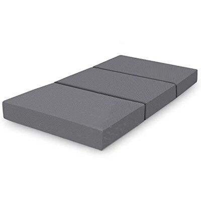 Amazon Faltbare Memoryschaum Gästematratze mit Bezug, Mittel Fest, 75 x 195 x 10 cm, Grau Amazon Faltbare Memoryschaum Gästematratze mit Bezug, Mittel Fest, 75 x 195 x 10 cm, Grau