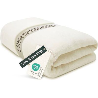 ZOLLNER Kuscheldecke flauschig in 150x200 cm super kuschelige und warme Sofadecke waschbar bis 95°C atmungsaktive Mikrofaser in Creme Hotelwäschequalität Oeko Tex® Zertifiziert ZOLLNER Kuscheldecke flauschig in 150x200 cm super kuschelige und warme Sofadecke waschbar bis 95°C atmungsaktive Mikrofaser in Creme Hotelwäschequalität Oeko Tex® Zertifiziert