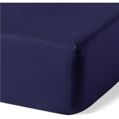 Amazon Spannbettlaken aus 100% Bio Baumwolle, 180 x 200 cm, Marineblau Amazon Spannbettlaken aus 100% Bio Baumwolle, 180 x 200 cm, Marineblau