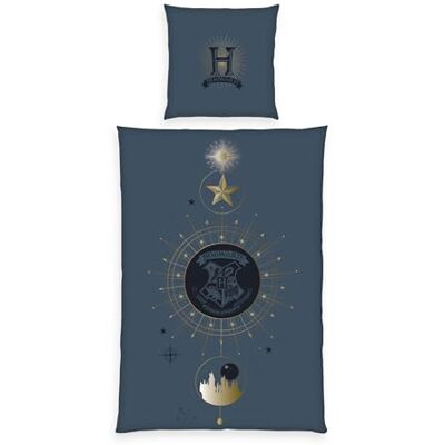 Herding Bettwäsche Harry Potter, Kopfkissenbezug 80 x 80 cm mit Wende-Motiv, Bettbezug 135 x 200 cm, Mit Knopfleiste, 100% Baumwolle/Renforcé, Black Herding Bettwäsche Harry Potter, Kopfkissenbezug 80 x 80 cm mit Wende-Motiv, Bettbezug 135 x 200 cm, Mit Knopfleiste, 100% Baumwolle/Renforcé, Black