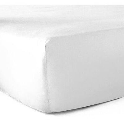 Le linge de Jules Spannbettlaken, 100% Baumwolle, 57 Fäden, Weiß, 160 x 200 cm, Spannhöhe 30 cm Le linge de Jules Spannbettlaken, 100% Baumwolle, 57 Fäden, Weiß, 160 x 200 cm, Spannhöhe 30 cm
