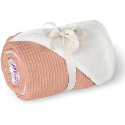 babybay Kuscheldecke 75x100 cm Waffelpiqué, apricot rosé babybay Kuscheldecke 75x100 cm Waffelpiqué, apricot rosé