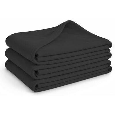 Glart Oeko Tex Fleecedecken 3er Set in anthrazit, Größe 130x160 cm, 200g/m2. Ideal als Wohndecke, Kuscheldecke, Sofaüberwurf oder Picknickdecke Glart Oeko Tex Fleecedecken 3er Set in anthrazit, Größe 130x160 cm, 200g/m2. Ideal als Wohndecke, Kuscheldecke, Sofaüberwurf oder Picknickdecke