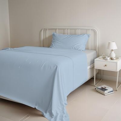 Italian Bed Linen “Natural Colour” Bettwäsche Set, Hellblau/Hellgrau, Einzeln Italian Bed Linen “Natural Colour” Bettwäsche Set, Hellblau/Hellgrau, Einzeln