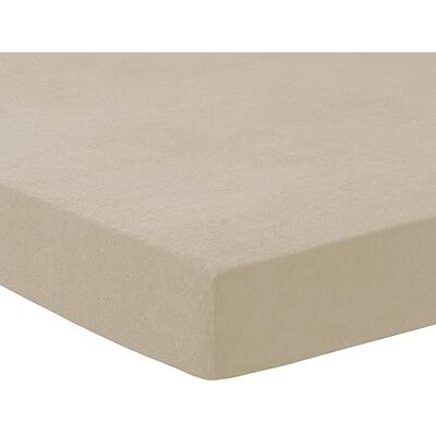 Traumschlaf Frottee Spannbettlaken für Massageliegen und Behandlungsliegen elastischer Liegenbezug mit Rundumgummi ca. 65x190 cm, taupe Traumschlaf Frottee Spannbettlaken für Massageliegen und Behandlungsliegen elastischer Liegenbezug mit Rundumgummi ca. 65x190 cm, taupe