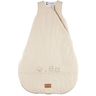 Sterntaler Schlafsack 80 cm Bauernhof Kinder und Baby Schlafsack aus gemustertem Polycotton mit feuchtigkeitsregulierendem Futter, wattiert, seitliche Kabelöffnung, TOG 1,5 beige Sterntaler Schlafsack 80 cm Bauernhof Kinder und Baby Schlafsack aus gemustertem Polycotton mit feuchtigkeitsregulierendem Futter, wattiert, seitliche Kabelöffnung, TOG 1,5 beige