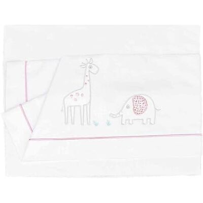 ANDY & HELEN Set Ober- und Unterlaken für Wiege, umwandelbar oder anpassbar, Spannbettlaken für Matratzen von 60/70 bis 75/85, Rosa ANDY & HELEN Set Ober- und Unterlaken für Wiege, umwandelbar oder anpassbar, Spannbettlaken für Matratzen von 60/70 bis 75/85, Rosa