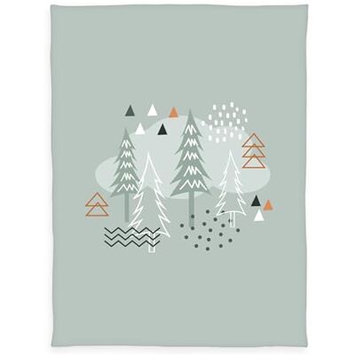 Herding babybest Microfaserflausch-Decke, Nordic Forest, 75 x 100 cm, 100% Polyester, Grün Herding babybest Microfaserflausch-Decke, Nordic Forest, 75 x 100 cm, 100% Polyester, Grün