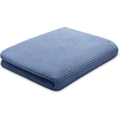 Ehrenkind Tagesdecke Musselin Jeansblau 130 x 170 cm – Bettüberwurf aus 100% Bio-Baumwolle, Oeko-TEX® Zertifiziert Ehrenkind Tagesdecke Musselin Jeansblau 130 x 170 cm – Bettüberwurf aus 100% Bio-Baumwolle, Oeko-TEX® Zertifiziert