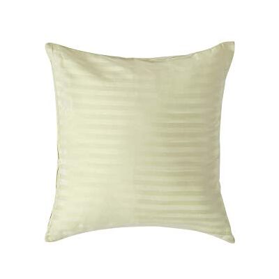 Homescapes 4er-Set Damast Kissenbezug 40x40 cm lindgrün mit Satin-Streifen & Reißverschluss, 100% ägyptische Baumwolle, Fadendichte 330 Homescapes 4er-Set Damast Kissenbezug 40x40 cm lindgrün mit Satin-Streifen & Reißverschluss, 100% ägyptische Baumwolle, Fadendichte 330