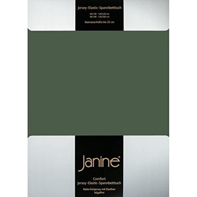 Janine Olivgrünes Jersey-Elastic Spannbettlaken - Bettwäsche Janine Olivgrünes Jersey-Elastic Spannbettlaken - Bettwäsche