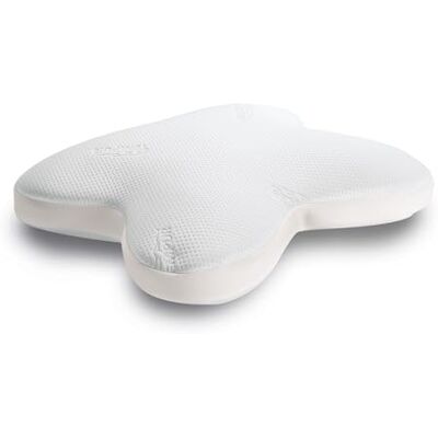 TEMPUR Ombracio Schlafkissen, ergonomisches Bauchschläferkissen in Schmetterlingsform, Liegefühl mittelfest, 60 x 50 x 10 cm, Weiß TEMPUR Ombracio Schlafkissen, ergonomisches Bauchschläferkissen in Schmetterlingsform, Liegefühl mittelfest, 60 x 50 x 10 cm, Weiß