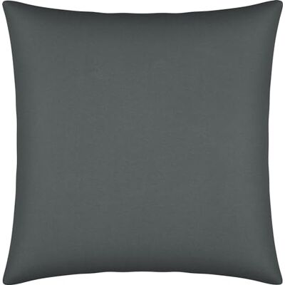 Erwin Müller Kissenbezug, Kissenhülle Single-Jersey Murnau anthrazit Größe 80x80 cm bügelfrei, strapazierstark, elastisch, mit Reißverschluss Erwin Müller Kissenbezug, Kissenhülle Single-Jersey Murnau anthrazit Größe 80x80 cm bügelfrei, strapazierstark, elastisch, mit Reißverschluss