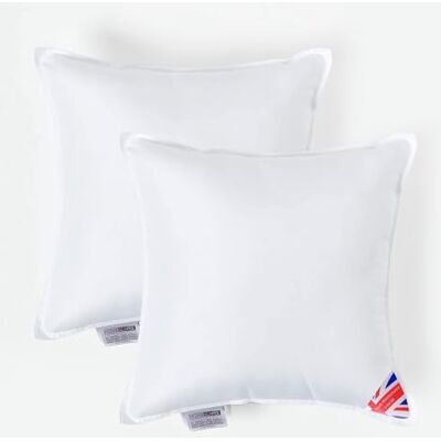 Homescapes Luxus Mikrofaser Kissen Pad - 45x45 cm - 2er Pack - Kisseninset Homescapes Luxus Mikrofaser Kissen Pad - 45x45 cm - 2er Pack - Kisseninset