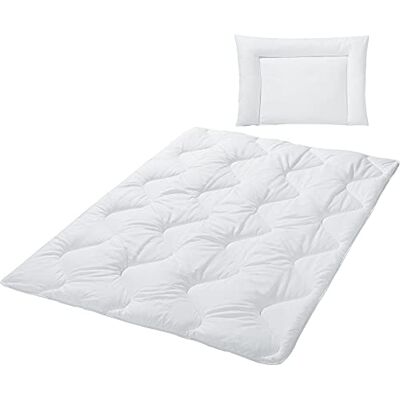 Erwin Müller Kinder-Bett-Set 2-TLG. weiß Größe 40x60 cm / 100x135 cm, Bettdecke, Kissen anschmiegsam, feuchtigkeitsregulierend, hygienisch und pflegeleicht Erwin Müller Kinder-Bett-Set 2-TLG. weiß Größe 40x60 cm / 100x135 cm, Bettdecke, Kissen anschmiegsam, feuchtigkeitsregulierend, hygienisch und pflegeleicht
