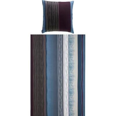 REDBEST - Single-Jersey Bettwäsche Blau 155x200 cm - Blau - Bed Linen REDBEST - Single-Jersey Bettwäsche Blau 155x200 cm - Blau - Bed Linen