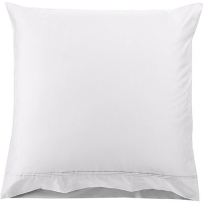 Amazon Deluxe Kissenbezug, 100% Baumwolle Satin, Fadenzahl 400, 80 x 80 cm, 2er-Pack, Weiß Amazon Deluxe Kissenbezug, 100% Baumwolle Satin, Fadenzahl 400, 80 x 80 cm, 2er-Pack, Weiß