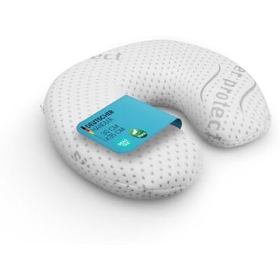 Bestlivings Nackenhörnchen 30x35 cm, Memory Foam Reisekissen Auto, Flugzeug Silver Protect mit Silberionen wirkt antibakteriell & geruchshemmend – für ein länger frisches Liegegefühl, 40°C waschbar Bestlivings Nackenhörnchen 30x35 cm, Memory Foam Reisekissen Auto, Flugzeug Silver Protect mit Silberionen wirkt antibakteriell & geruchshemmend – für ein länger frisches Liegegefühl, 40°C waschbar
