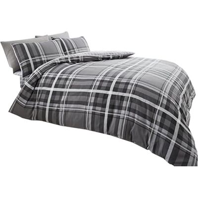 GC GAVENO CAVAILIA Luxuriös Newton-Tartan Kingsize Bettwäsche-Set GC GAVENO CAVAILIA Luxuriös Newton-Tartan Kingsize Bettwäsche-Set