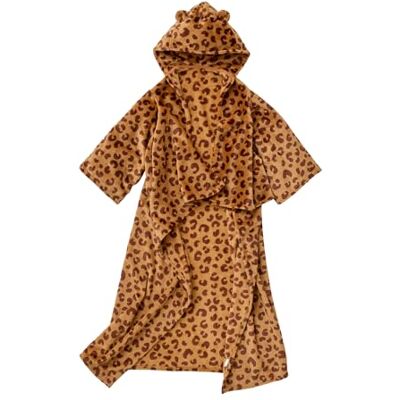 Vertbaudet Kuscheldecke mit Ärmeln und Kapuze, Leopardenmuster, 10 / 12 Jahre Vertbaudet Kuscheldecke mit Ärmeln und Kapuze, Leopardenmuster, 10 / 12 Jahre