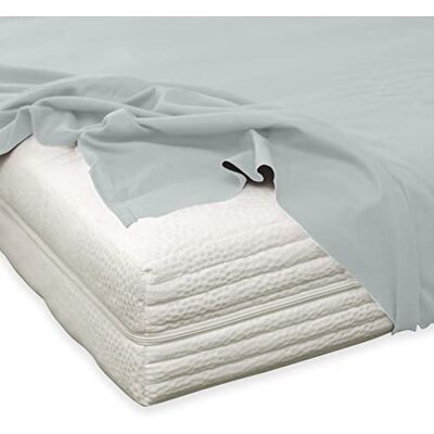 Traumschlaf Feinbiber Haustuch Bettlaken – warmes Winter-Bettlaken aus 100% Baumwolle, flauschig weich, ohne Spannumrandung, geeignet für Matratzen bis ca. 30 cm – 220x260 cm – Silber Traumschlaf Feinbiber Haustuch Bettlaken – warmes Winter-Bettlaken aus 100% Baumwolle, flauschig weich, ohne Spannumrandung, geeignet für Matratzen bis ca. 30 cm – 220x260 cm – Silber