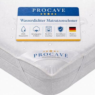 PROCAVE ® Matratzenschoner 70x140 cm wasserdicht Atmungsaktiver Matratzentopper mit Nässeschutz Inkontinenzunterlage waschbar Anti-Milben Bettunterlage Premium Matratzenauflage Made in Germany PROCAVE ® Matratzenschoner 70x140 cm wasserdicht Atmungsaktiver Matratzentopper mit Nässeschutz Inkontinenzunterlage waschbar Anti-Milben Bettunterlage Premium Matratzenauflage Made in Germany
