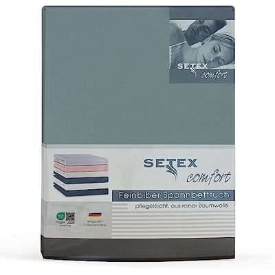 SETEX Feinbiber Bettlaken mit Gummizug kuschelig weich Biber Spannbettlaken aus 100% Baumwolle mit rundum Spanngummi Bettwäsche ganzjährig Betttuch 140x200 cm Dunkel Jade SETEX Feinbiber Bettlaken mit Gummizug kuschelig weich Biber Spannbettlaken aus 100% Baumwolle mit rundum Spanngummi Bettwäsche ganzjährig Betttuch 140x200 cm Dunkel Jade