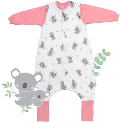schlummersack Baby Kinder Schlafsack Übergang mit Füßen, umklappbaren Bündchen und abnehmbaren Ärmeln, leicht gefüttert, Sommerschlafsack, 1.0 Tog schlummersack Baby Kinder Schlafsack Übergang mit Füßen, umklappbaren Bündchen und abnehmbaren Ärmeln, leicht gefüttert, Sommerschlafsack, 1.0 Tog