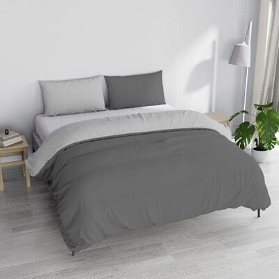 Italienisches Bettwäsche-Set - 250 x 200 cm, Grau - Bettwäsche Italienisches Bettwäsche-Set - 250 x 200 cm, Grau - Bettwäsche