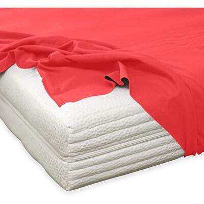 Traumschlaf Feinbiber Haustuch Bettlaken – warmes Winter-Bettlaken aus 100% Baumwolle, flauschig weich, ohne Spannumrandung, geeignet für Matratzen bis ca. 30 cm – 150x250 cm – Kirsch Traumschlaf Feinbiber Haustuch Bettlaken – warmes Winter-Bettlaken aus 100% Baumwolle, flauschig weich, ohne Spannumrandung, geeignet für Matratzen bis ca. 30 cm – 150x250 cm – Kirsch