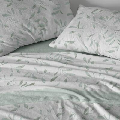 Blanco Bettwäsche aus Coralina-Stoff Bett von 135 cm (+ verfügbare Größen) Design 987 Farbe Mint (135 x 190/200 cm) Blanco Bettwäsche aus Coralina-Stoff Bett von 135 cm (+ verfügbare Größen) Design 987 Farbe Mint (135 x 190/200 cm)