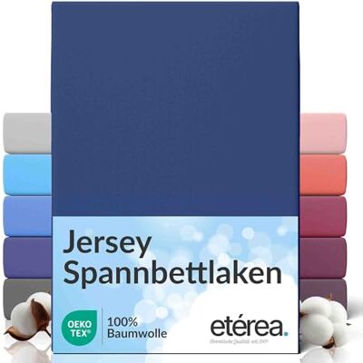 etérea Himmlische Qualität etérea Jersey Spannbettlaken 140x200cm 160x200cm Marine bis 25 cm Höhe 100% Baumwolle Spannbetttuch Oekotex Bed Sheets Leintuch Bettbezug Bettlaken 140x200 cm 160x200 cm Blau etérea Himmlische Qualität etérea Jersey Spannbettlaken 140x200cm 160x200cm Marine bis 25 cm Höhe 100% Baumwolle Spannbetttuch Oekotex Bed Sheets Leintuch Bettbezug Bettlaken 140x200 cm 160x200 cm Blau