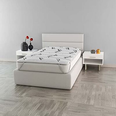 Italian Bed Linen MB HOME ITALY, Topper, Kohle, Einzelne 80x195 cm Italian Bed Linen MB HOME ITALY, Topper, Kohle, Einzelne 80x195 cm