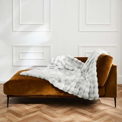 Douceur d'Intérieur , Decke (125 x 150 cm) Mounty grau Fellimitat Douceur d'Intérieur , Decke (125 x 150 cm) Mounty grau Fellimitat