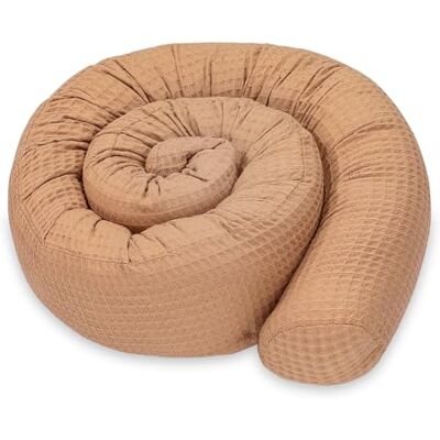 Totsy Baby Seitenschläferkissen Bettschlange Body Pillow 200 cm Baumwolle Waffel- Kopfkissen lang Bettrolle Schlafkissen Nackenrolle Kissen Oeko-Tex Braun Totsy Baby Seitenschläferkissen Bettschlange Body Pillow 200 cm Baumwolle Waffel- Kopfkissen lang Bettrolle Schlafkissen Nackenrolle Kissen Oeko-Tex Braun