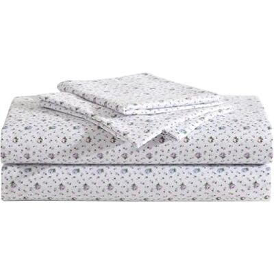 Betsey Johnson Doppel-Bettlaken, weiche und leichte Bettwäsche, farbecht und knitterarm (Pretty Floral Ditsy Purple, Twin) Betsey Johnson Doppel-Bettlaken, weiche und leichte Bettwäsche, farbecht und knitterarm (Pretty Floral Ditsy Purple, Twin)