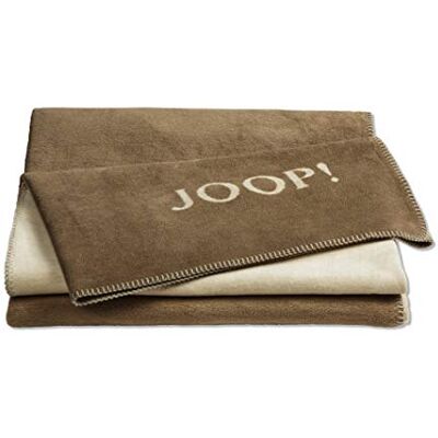 JOOP! ® Uni-Doubleface, flauschig-weiche Kuscheldecke Cashew-Macchiato Wohndecke aus Baumwolle und Polyacryl, Made in Germany, wärmende Sofadecke, Tagesdecke in 150x200 cm, OEKO-TEX Standard 100 JOOP! ® Uni-Doubleface, flauschig-weiche Kuscheldecke Cashew-Macchiato Wohndecke aus Baumwolle und Polyacryl, Made in Germany, wärmende Sofadecke, Tagesdecke in 150x200 cm, OEKO-TEX Standard 100