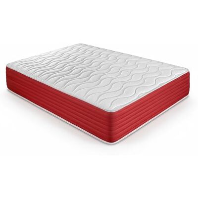 DUÉRMETE ONLINE Viskoelastische Lite Matratze, wendbar, fest und bequem, für Winter/Sommer, Weiß, Höhe 30 cm, 135 x 200 cm DUÉRMETE ONLINE Viskoelastische Lite Matratze, wendbar, fest und bequem, für Winter/Sommer, Weiß, Höhe 30 cm, 135 x 200 cm