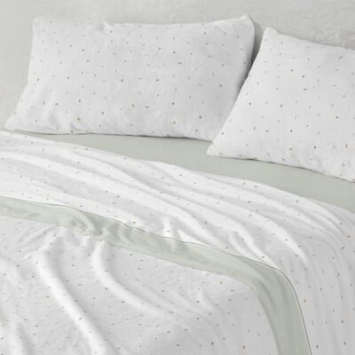 Blanco Bettwäsche aus Coralina-Stoff Bett von 135 cm (+ verfügbare Größen) Design 997 Minzgrün (135 x 190/200 cm) Blanco Bettwäsche aus Coralina-Stoff Bett von 135 cm (+ verfügbare Größen) Design 997 Minzgrün (135 x 190/200 cm)