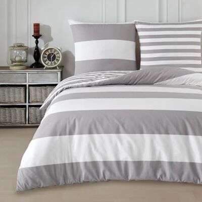 Buymax Bettwäsche 135x200 cm – Bettwäsche Set 2-teilig 135 x 200 cm, Renforcé 100% Baumwolle, Bettbezug mit 1 Kissenbezug 80x80 cm, Oeko-TEX, Reißverschluss, weich und atmungsaktiv Buymax Bettwäsche 135x200 cm – Bettwäsche Set 2-teilig 135 x 200 cm, Renforcé 100% Baumwolle, Bettbezug mit 1 Kissenbezug 80x80 cm, Oeko-TEX, Reißverschluss, weich und atmungsaktiv