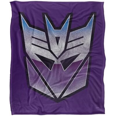 Transformers Decepticon Shine Superweiche Kuscheldecke mit seidigem Griff – 91 x 147 cm Transformers Decepticon Shine Superweiche Kuscheldecke mit seidigem Griff – 91 x 147 cm