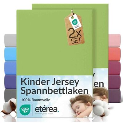 etérea Himmlische Qualität etérea Jersey 2er Set Spannbettlaken 60x120cm 70x140cm Jade bis 15 cm Höhe 100% Baumwolle Spannbetttuch Oekotex Doppelpack Bettlaken 60x120 cm 70x140 cm Grün etérea Himmlische Qualität etérea Jersey 2er Set Spannbettlaken 60x120cm 70x140cm Jade bis 15 cm Höhe 100% Baumwolle Spannbetttuch Oekotex Doppelpack Bettlaken 60x120 cm 70x140 cm Grün