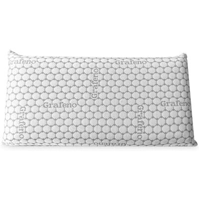 Homey Viskoelastisches Kissen aus Carbon, hervorragende Anpassungsfähigkeit mit Anti-Stress-Eigenschaften, 75 x 40 cm Homey Viskoelastisches Kissen aus Carbon, hervorragende Anpassungsfähigkeit mit Anti-Stress-Eigenschaften, 75 x 40 cm