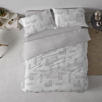Blanco Bedruckte Bettbezüge, für 135 cm breite Betten (+ verfügbare Größen), Design 142, Grau (135 x 190/200 cm) Blanco Bedruckte Bettbezüge, für 135 cm breite Betten (+ verfügbare Größen), Design 142, Grau (135 x 190/200 cm)