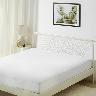 Amazon Matratzenschoner Wasserdicht, Matratzenschutz Waschbar, bis 45 cm Tiefe, 140 x 200 cm, Weiß Amazon Matratzenschoner Wasserdicht, Matratzenschutz Waschbar, bis 45 cm Tiefe, 140 x 200 cm, Weiß