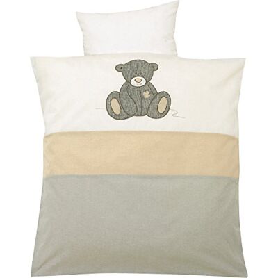 Alvi Bettwäsche (Strick Teddy grau, 40x60 cm / 100x135 cm) Alvi Bettwäsche (Strick Teddy grau, 40x60 cm / 100x135 cm)