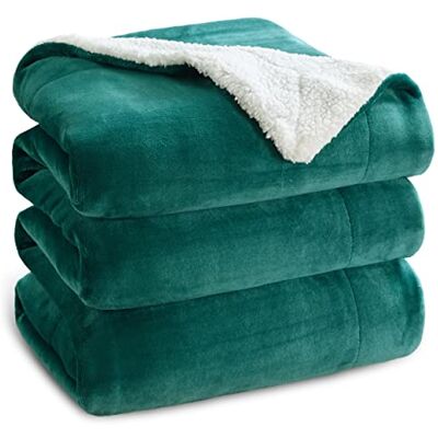 BEDSURE Sherpa Kuscheldecke Flauschig 220x240 Sofadecke, Dunkelgrün Dicke Wolldecke, Weich Tagesdecke, Geschenke für Frauen, Warm Wohndecke für Couch, Schlafzimmer & Wohnzimmer,Waschbar BEDSURE Sherpa Kuscheldecke Flauschig 220x240 Sofadecke, Dunkelgrün Dicke Wolldecke, Weich Tagesdecke, Geschenke für Frauen, Warm Wohndecke für Couch, Schlafzimmer & Wohnzimmer,Waschbar