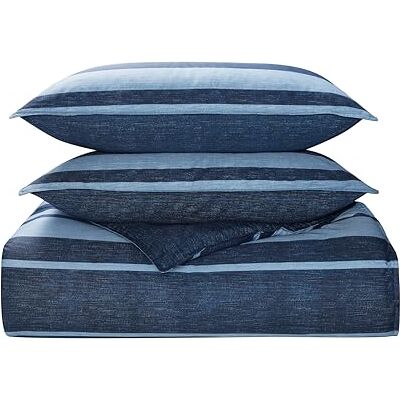 Nautica Longpoint Comforter Set, Full/Queen, Blue Nautica Longpoint Comforter Set, Full/Queen, Blue