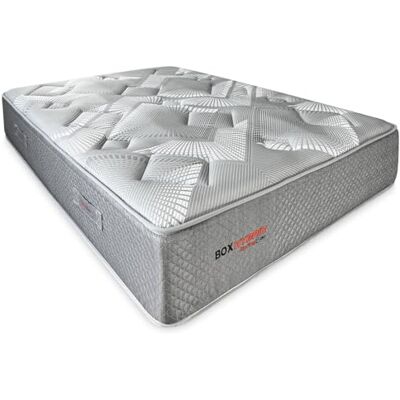 DUÉRMETE ONLINE Dreaming Online – Viskoelastische Box-Hybrid-Matratze mit Taschenfederkern 135 x 190, optimaler Komfort, Dicke 26 cm, mittlere Festigkeit, milbenhemmend, antibakteriell und hypoallergen DUÉRMETE ONLINE Dreaming Online – Viskoelastische Box-Hybrid-Matratze mit Taschenfederkern 135 x 190, optimaler Komfort, Dicke 26 cm, mittlere Festigkeit, milbenhemmend, antibakteriell und hypoallergen